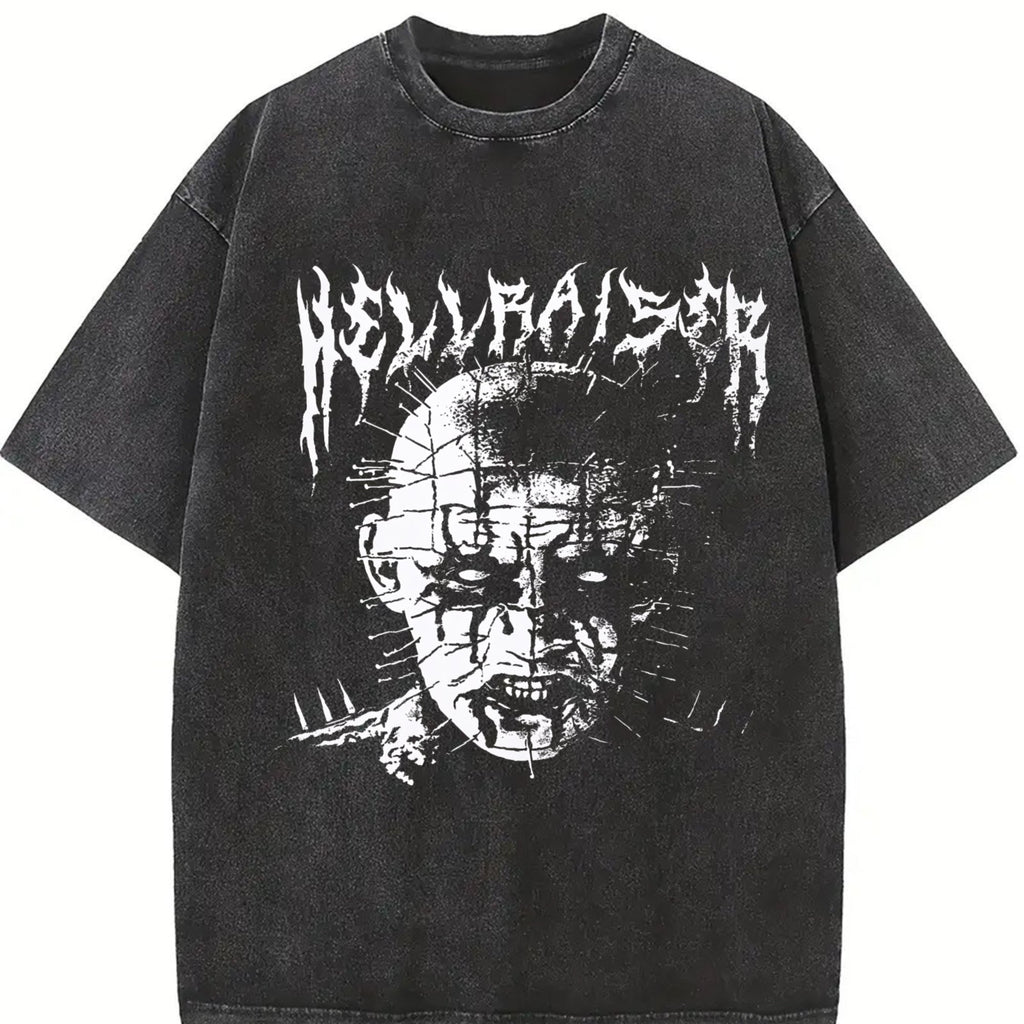 Hellraiser Horror Vintage Washed T-Shirt product image 2