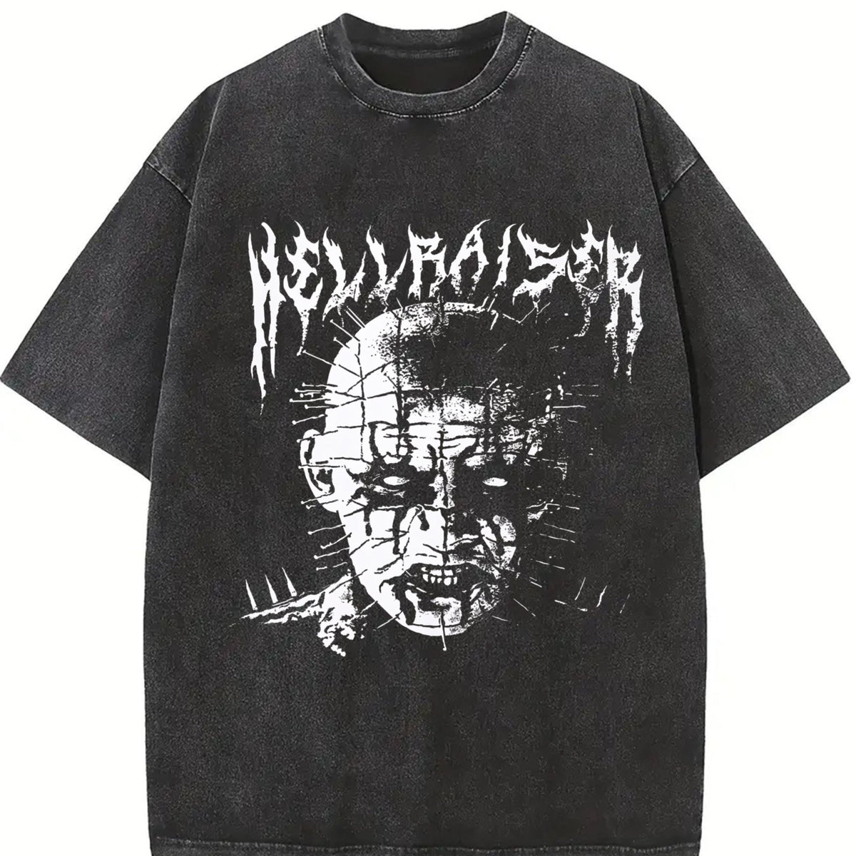 Hellraiser Horror Vintage Washed T-Shirt product image 2