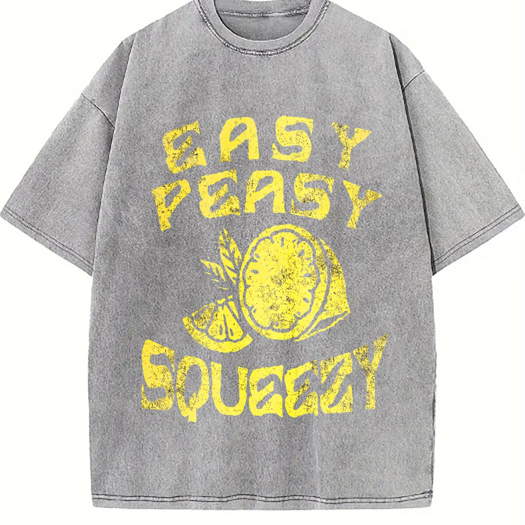 Easy Peasy Lemon Squeezy Funny Relaxed Lemons Saying product image 5