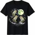 Bass Fish Moon 90s Cotton T-Shirt product image 1