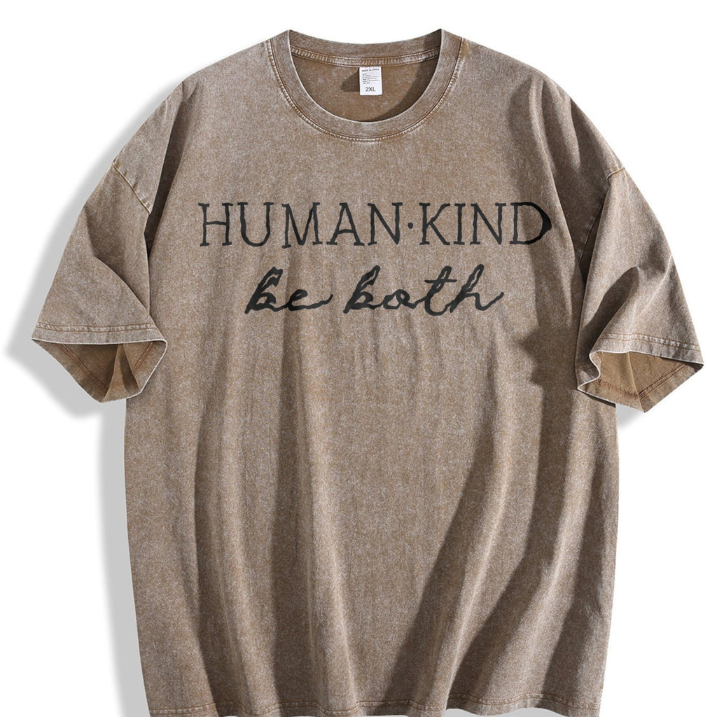 Human Kind Be Both Vintage Washed T-Shirt product image 3
