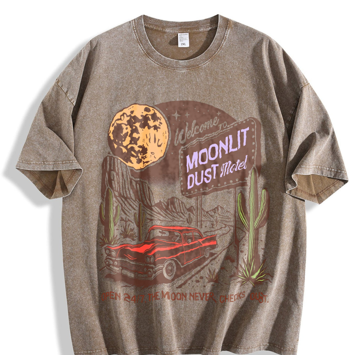Summer Desert 90s Vintage Washed T-Shirt product image 3