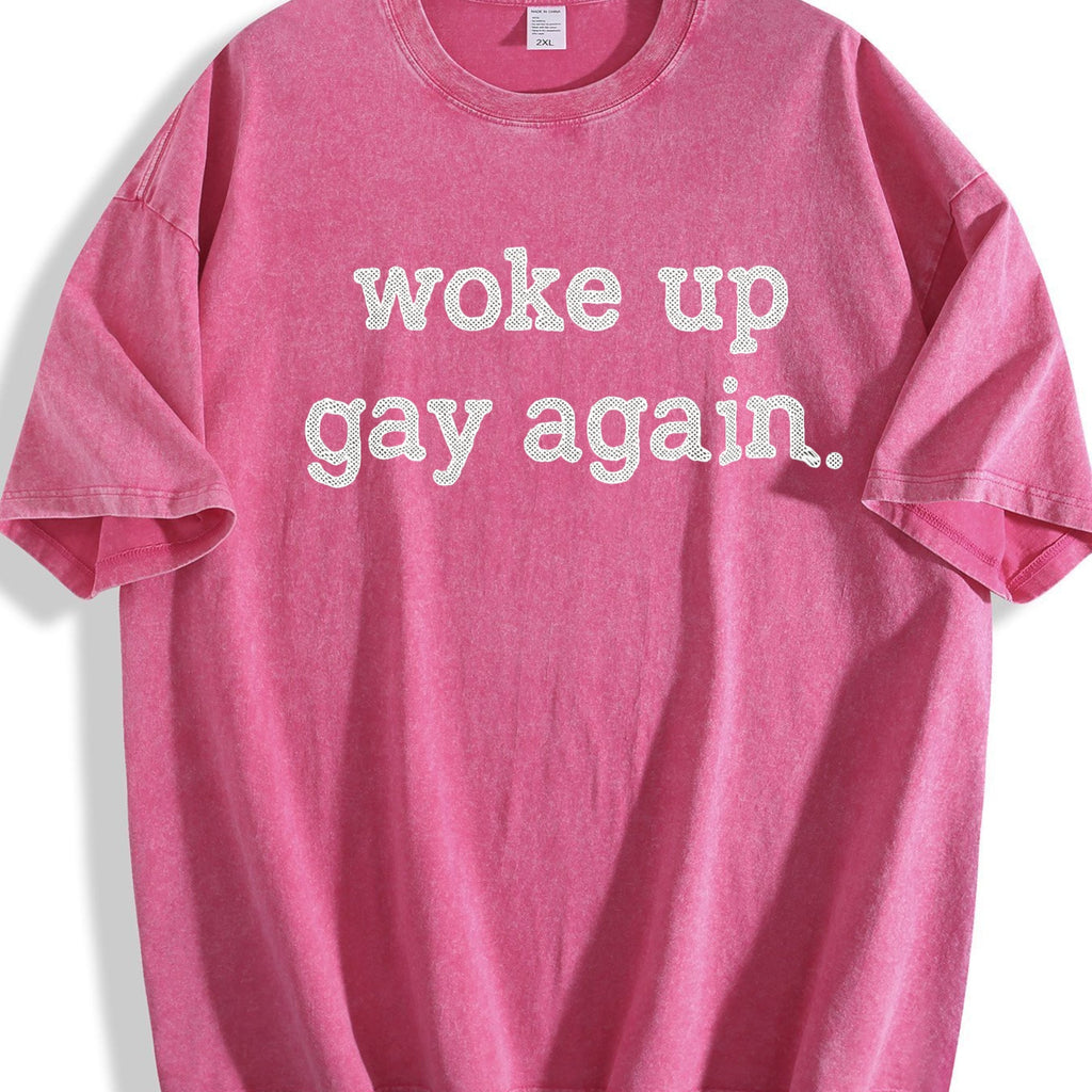 Woke Up Gay Again Funny Queer Lesbian Sexuality Joke product image 7