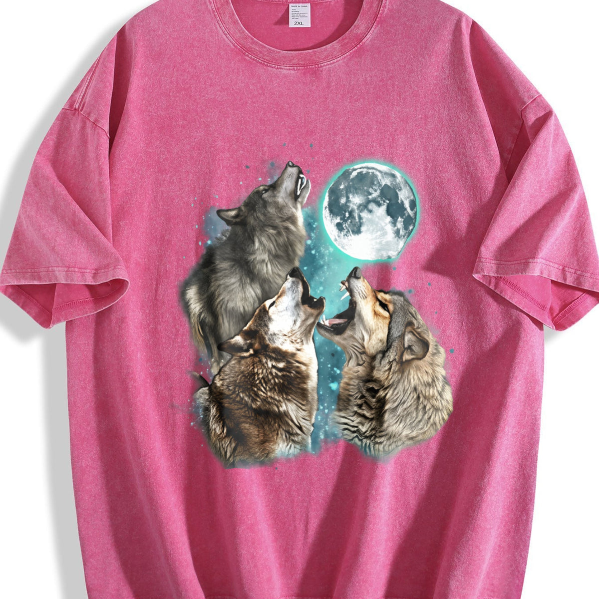 Howling Wolves Vintage Washed T-Shirt product image 7