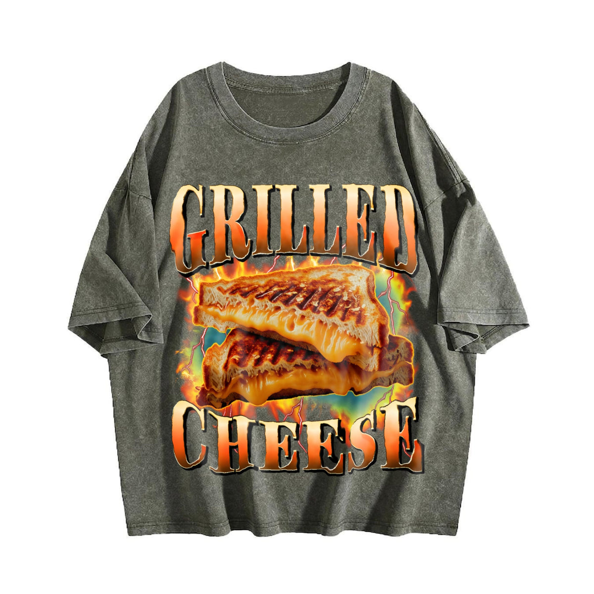 Grilled Cheese Vintage Washed T-Shirt product image 4