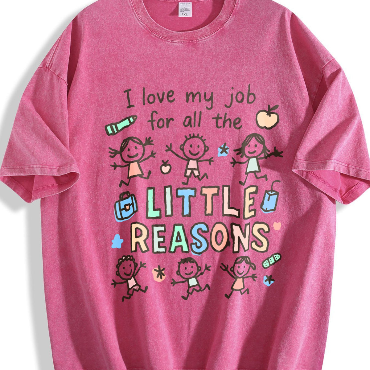 I Love My Job For All The Little Reasons Teacher Vintage product image 7