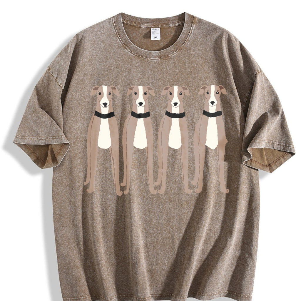 Greyhound Lover Vintage Washed T-Shirt product image 3