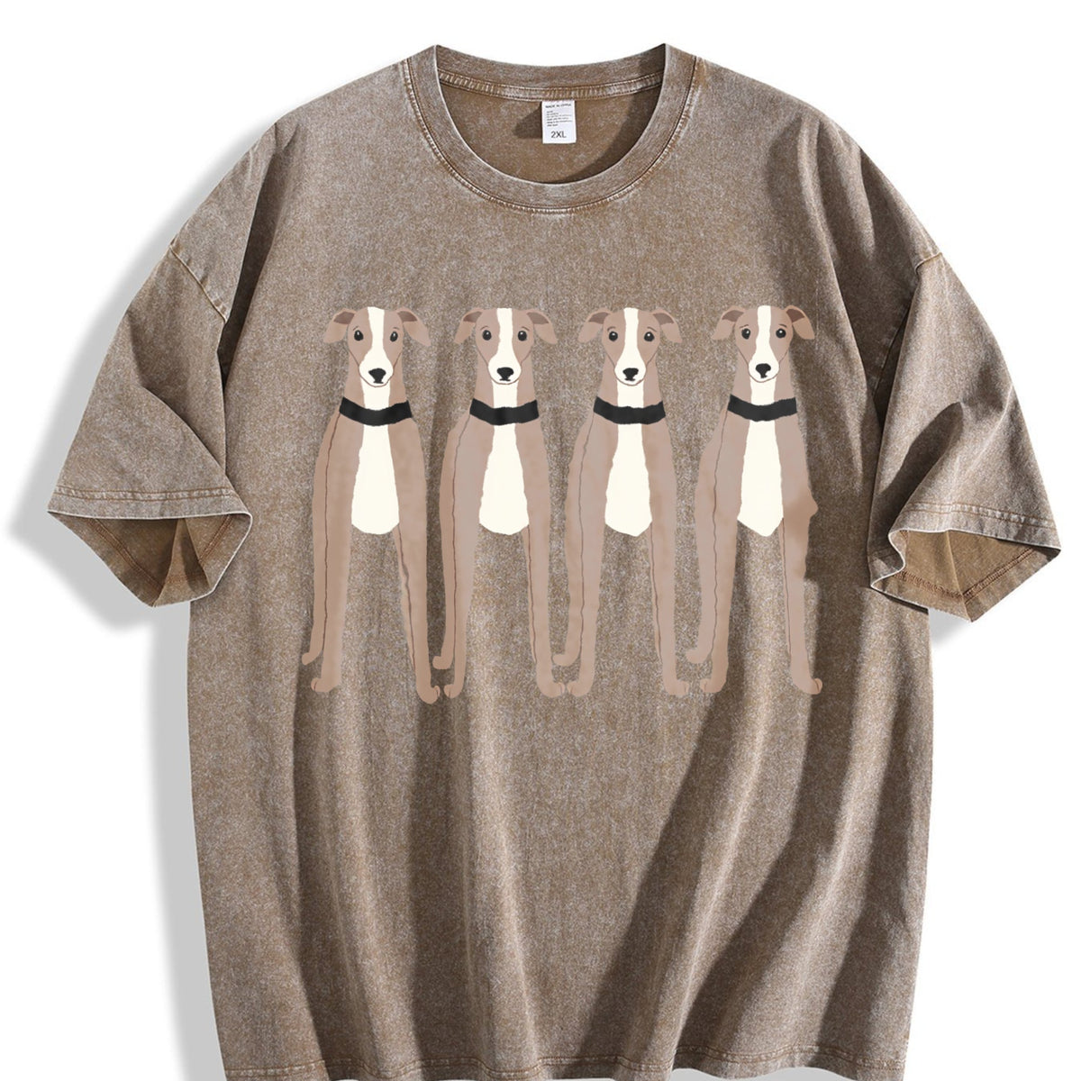 Greyhound Lover Vintage Washed T-Shirt product image 3
