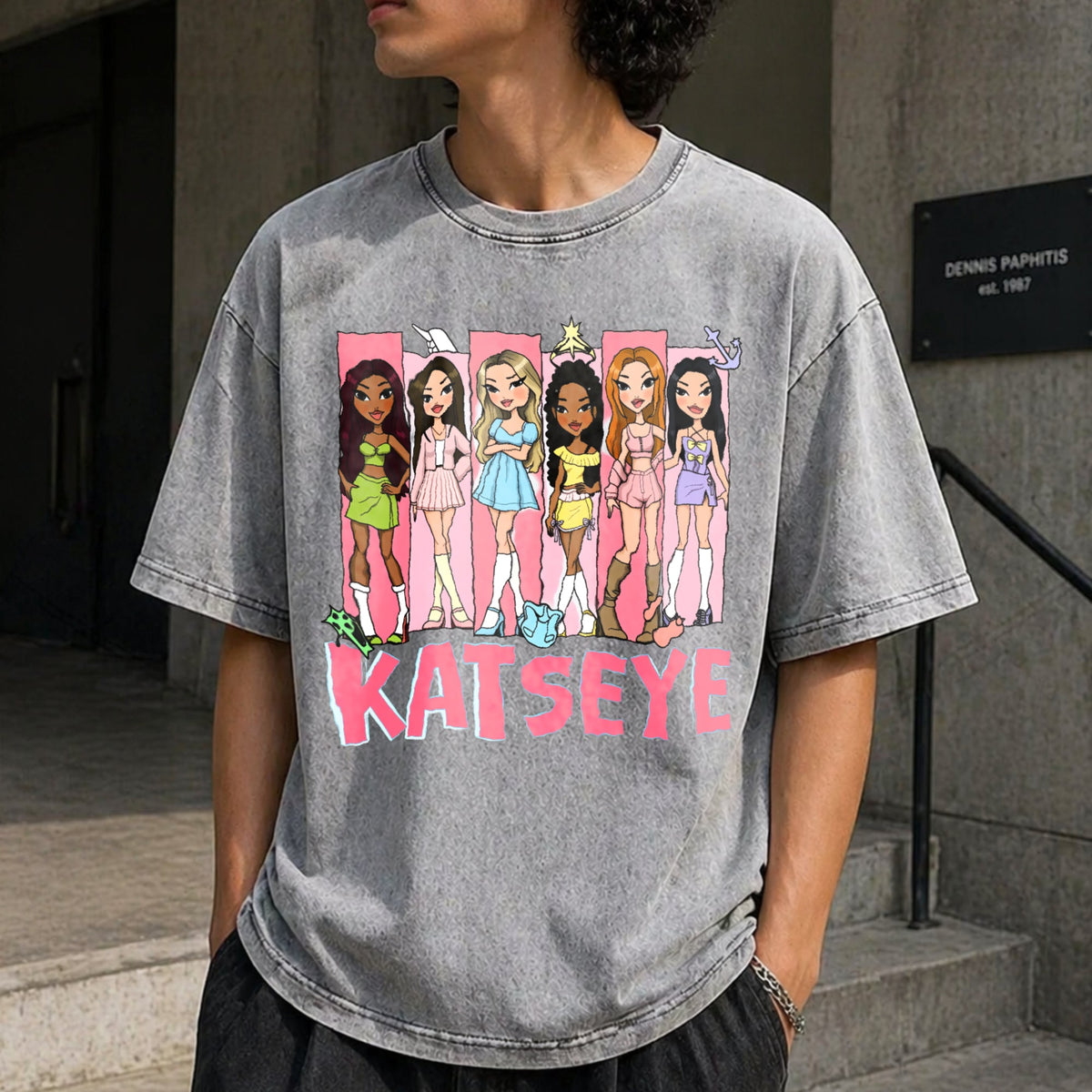 Katseye Music Vintage Washed T-Shirt product image 12