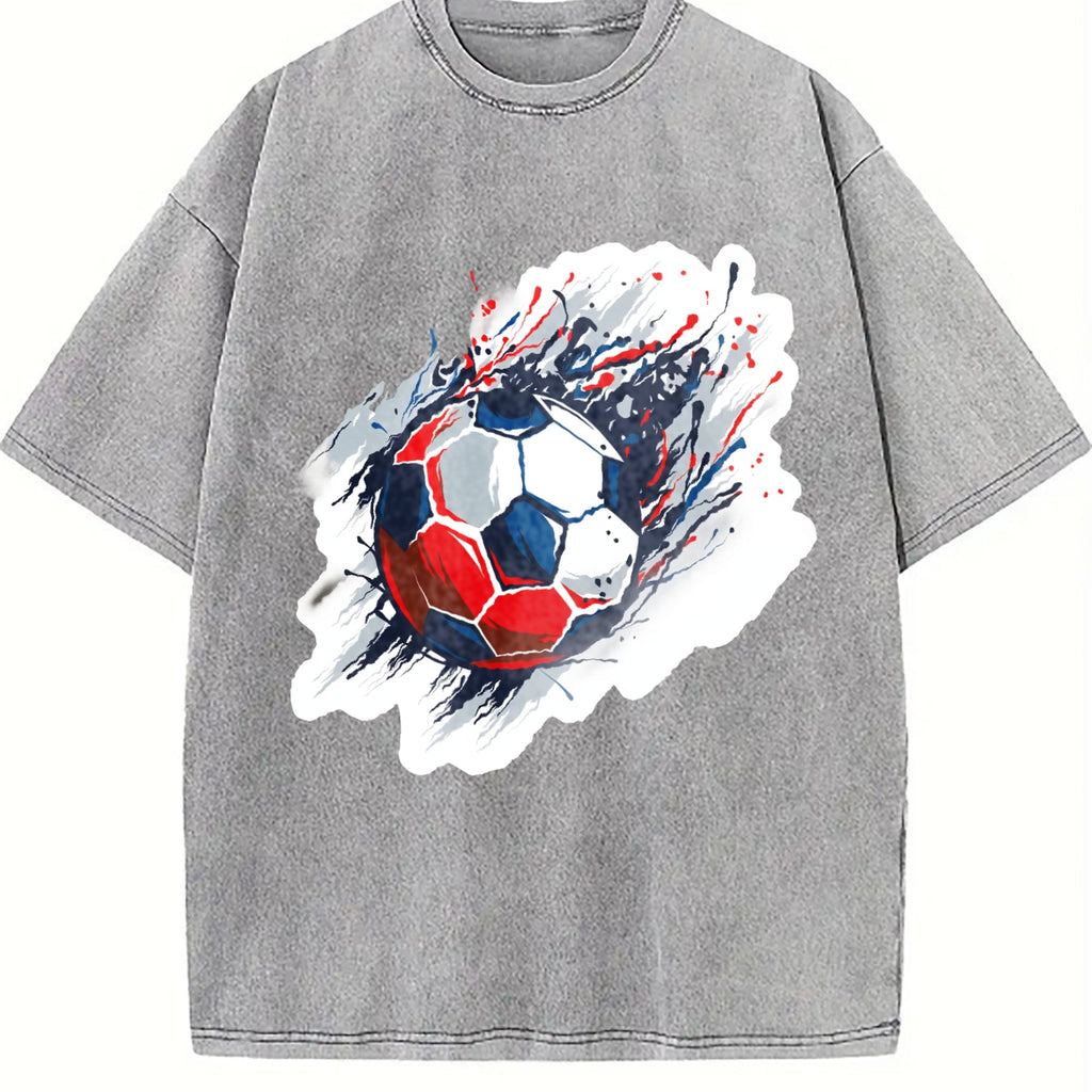 Global Soccer Fan Vintage Washed T-Shirt product image 5