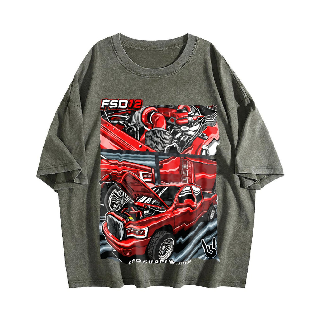 Red Truck Build Blend For Diesel Builders Vintage Washed product image 4