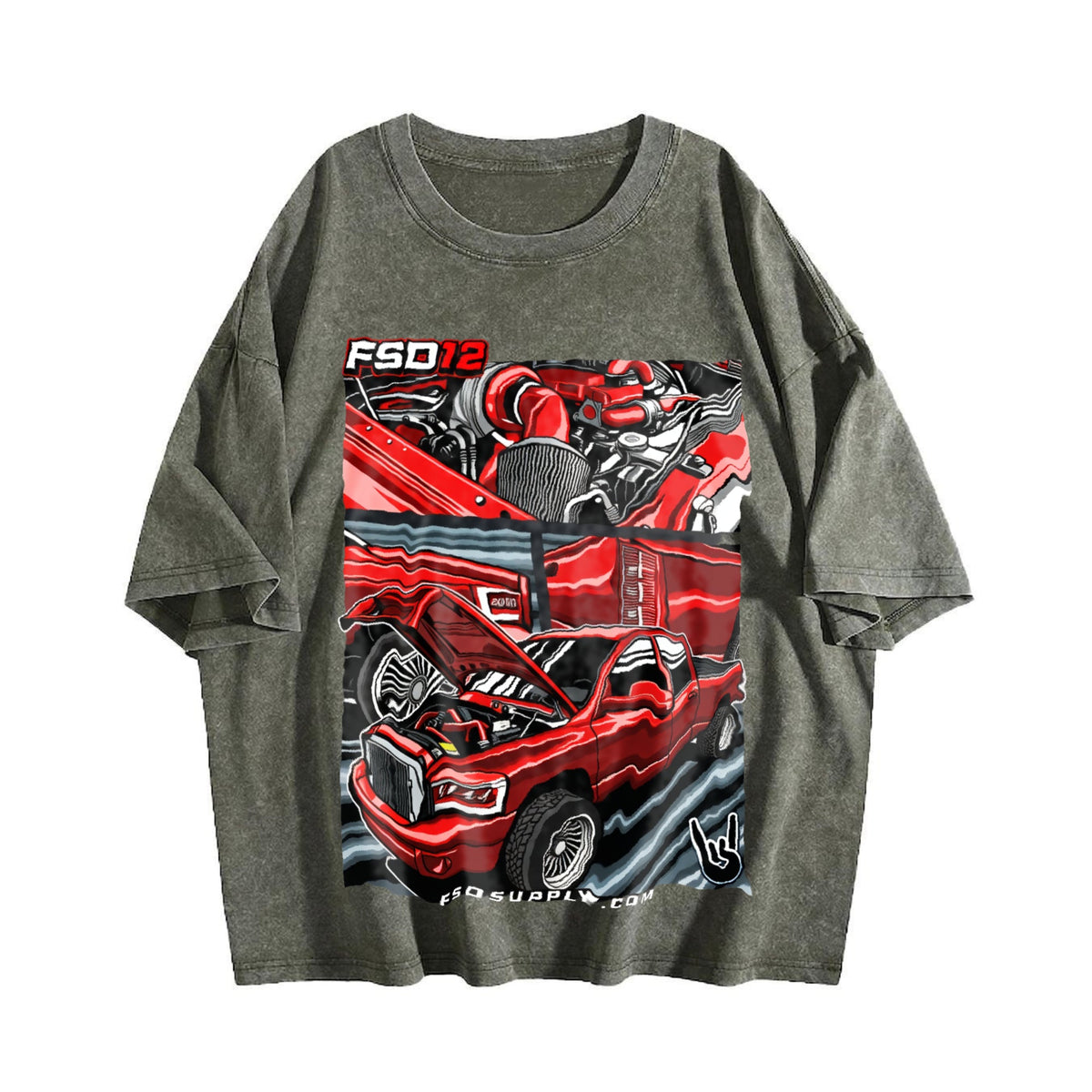 Red Truck Build Blend For Diesel Builders Vintage Washed product image 4