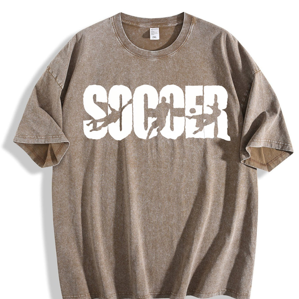 Global Soccer Fan Vintage Washed T-Shirt product image 3