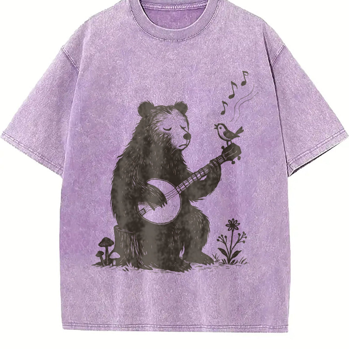 Banjo Bear Bird Vintage Washed T-Shirt product image 6