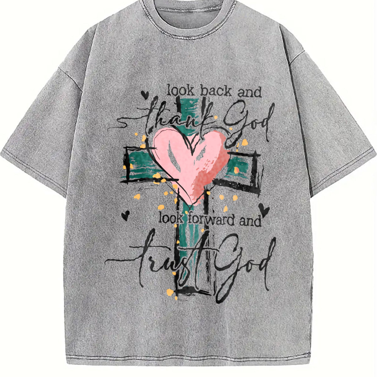 Christian Bible Verse Iron-on Patch Back And Thank God product image 5
