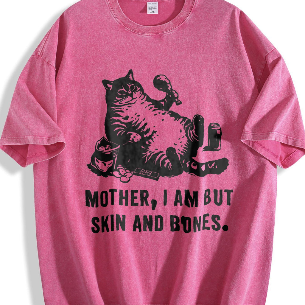 Sarcastic Cat Vintage Washed T-Shirt product image 7