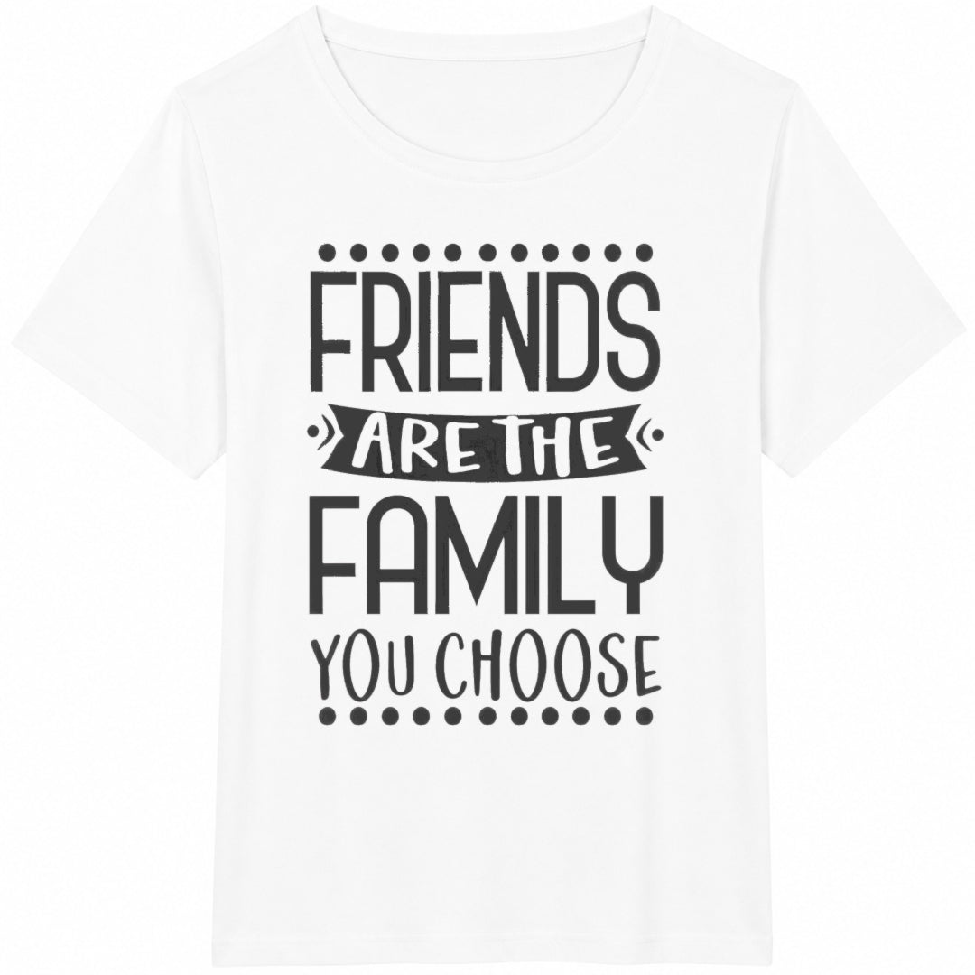 Friends Are The Family Cotton T-Shirt product image 2