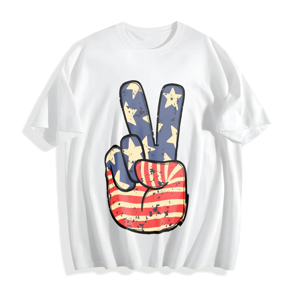 America Peace Cotton T-Shirt product image 2
