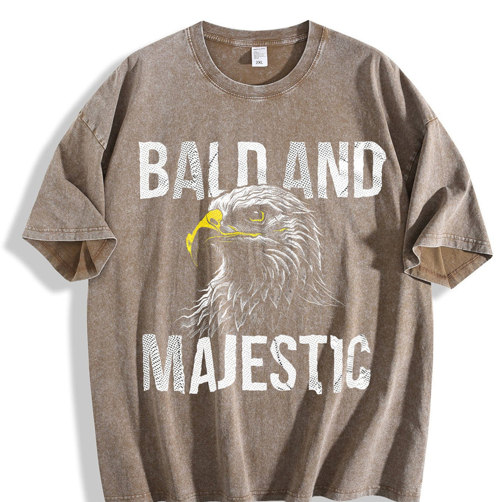 Funny Bald And Majestic Sarcastic Eagle Novelty Vintage product image 3