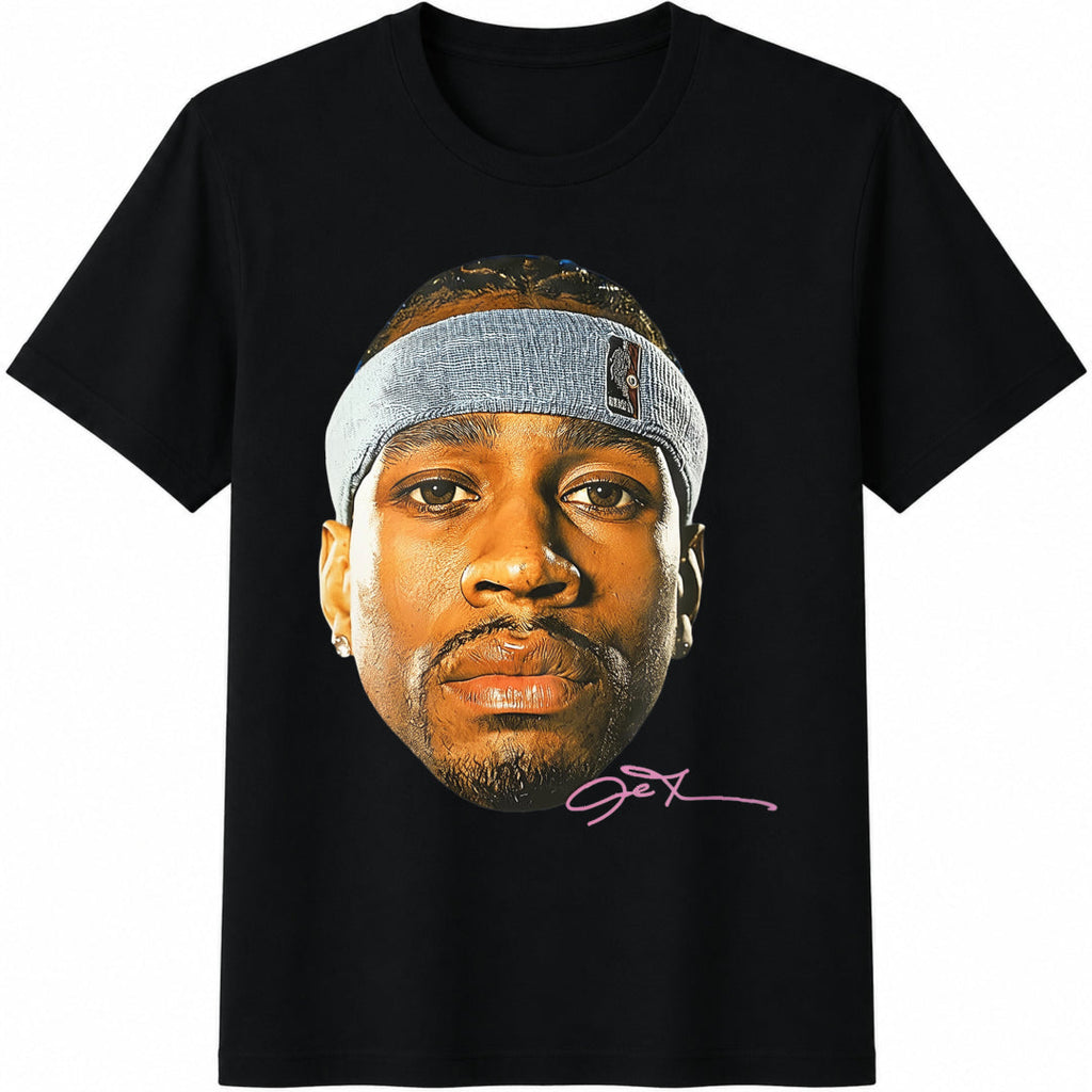 Allen Iverson Head Fan Cotton T-Shirt product image 1