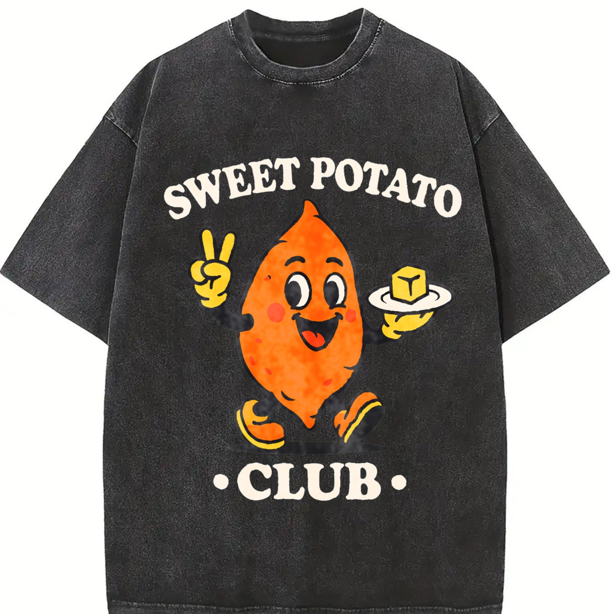 Sweet Potato Club Mascot Vintage Washed T-Shirt product image 2