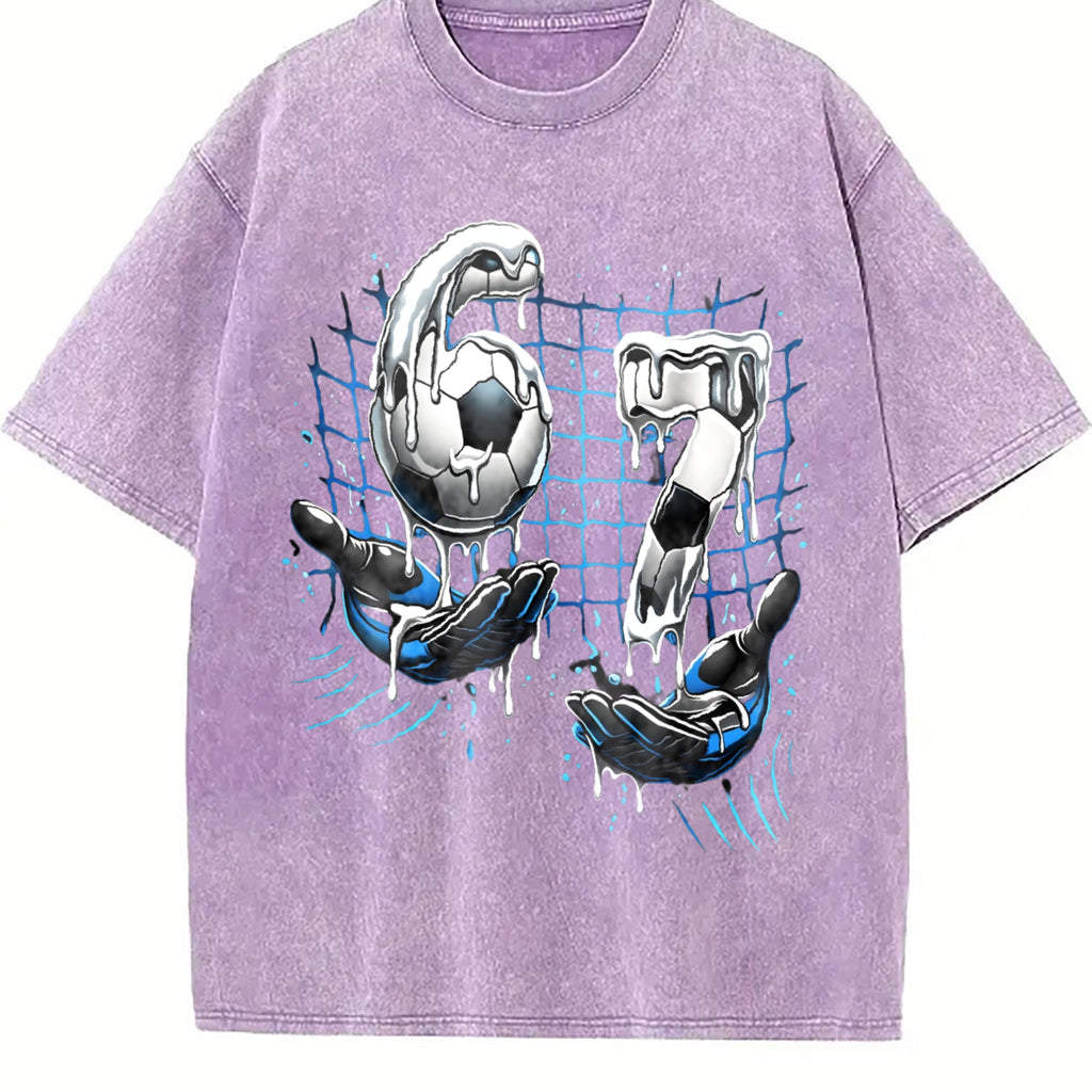 Global Soccer Fan Vintage Washed T-Shirt product image 6
