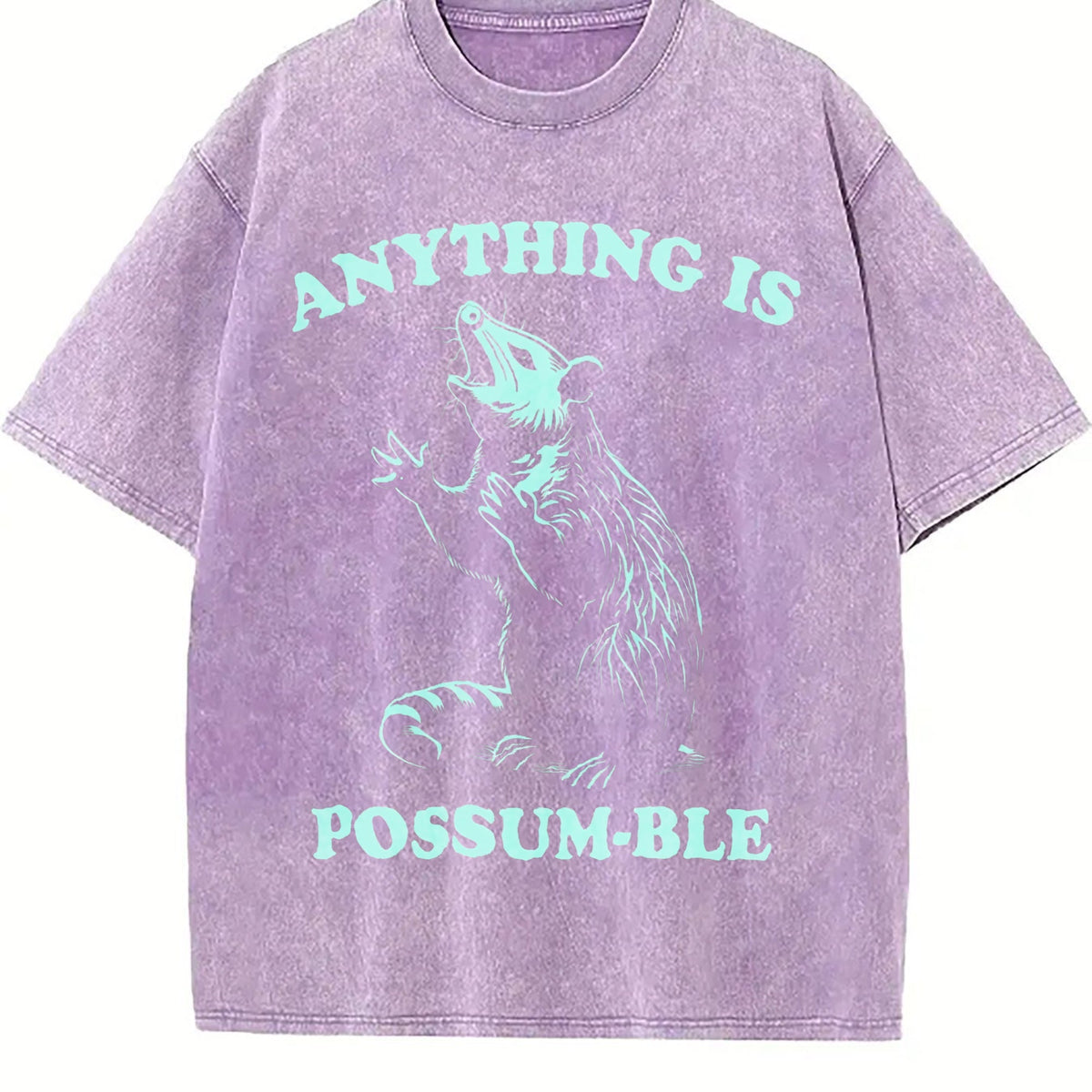 Funny Possum 90s Vintage Washed T-Shirt product image 6
