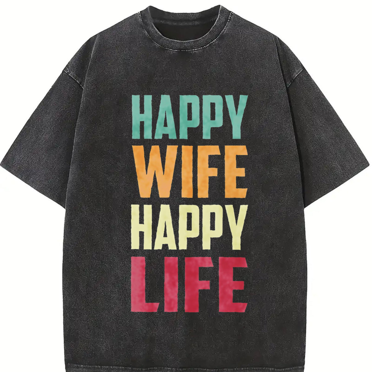 Funny Daughter Wife Slogan Vintage Washed T-Shirt product image 2