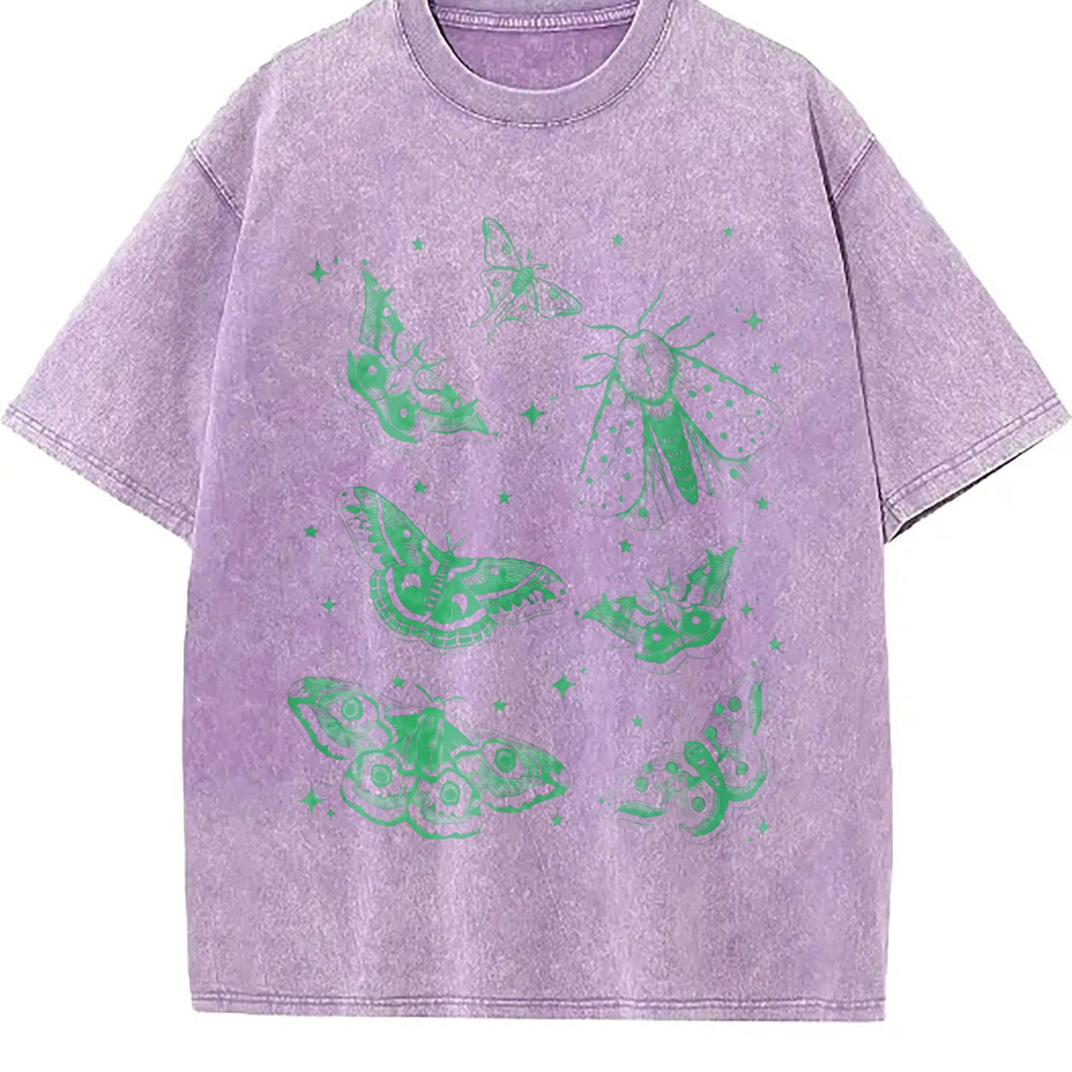 Moth Tattoo Vintage Washed T-Shirt product image 6
