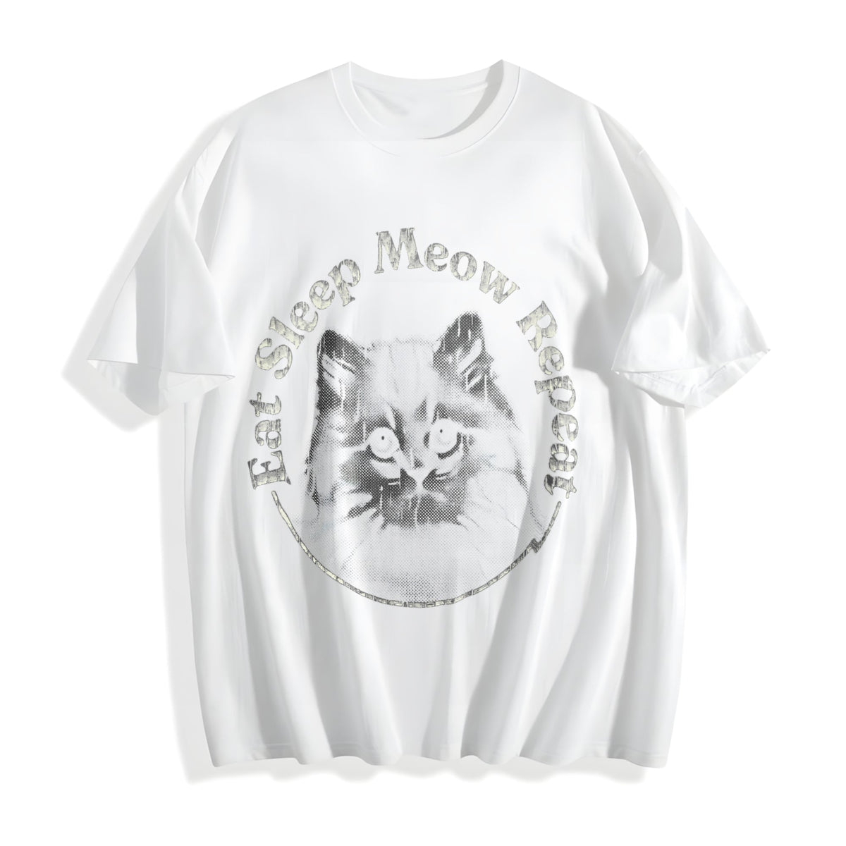 Eat Sleep Meow Repeat Funny Cute Kitten Lovers For Ladies product image 2