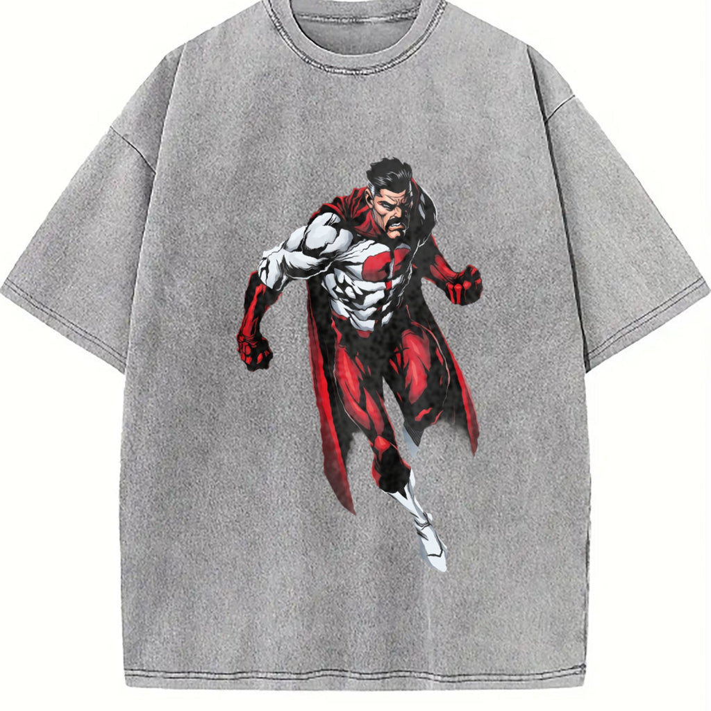 Black Invincible Vintage Washed T-Shirt product image 5