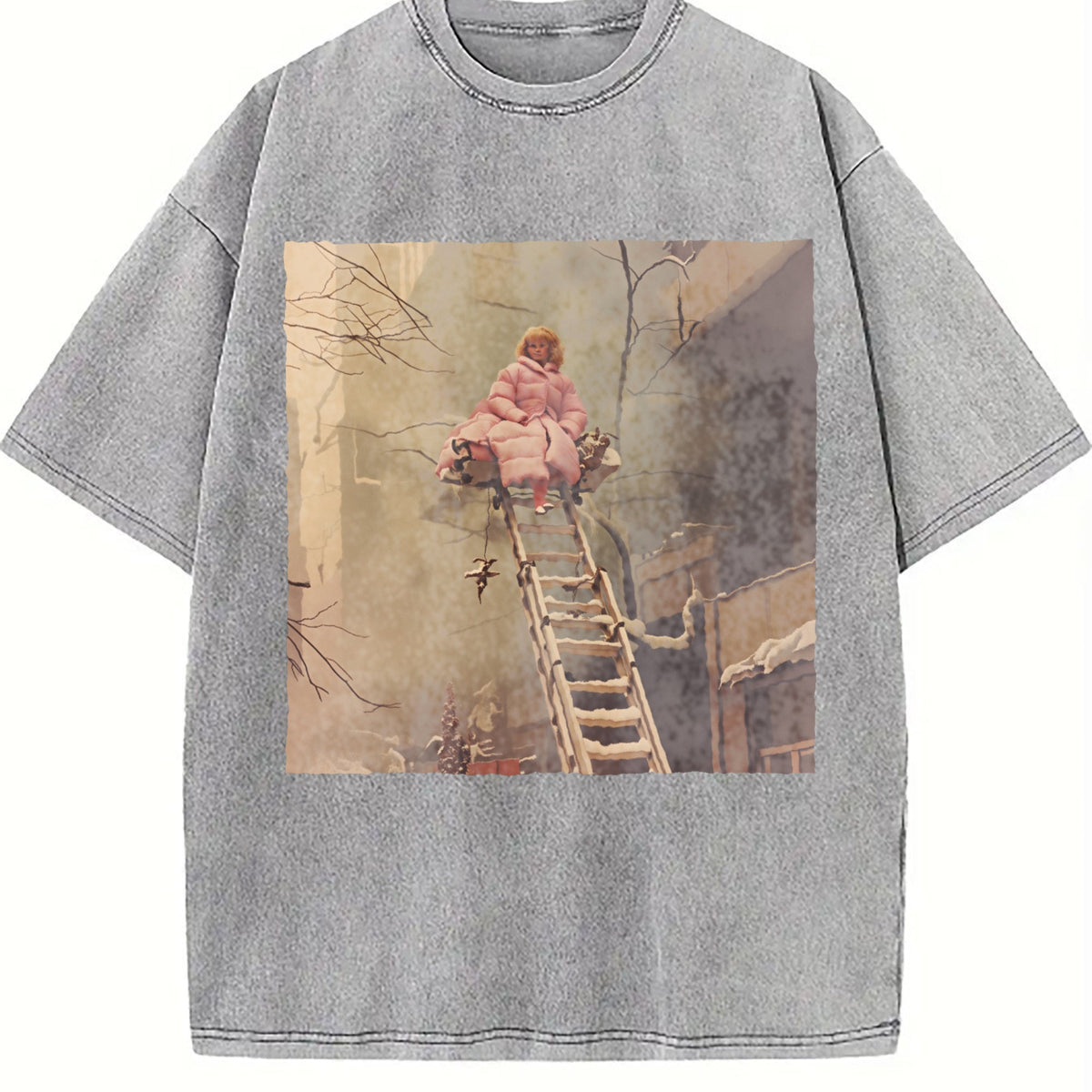 Doll on a Stairway Vintage Washed T-Shirt product image 5