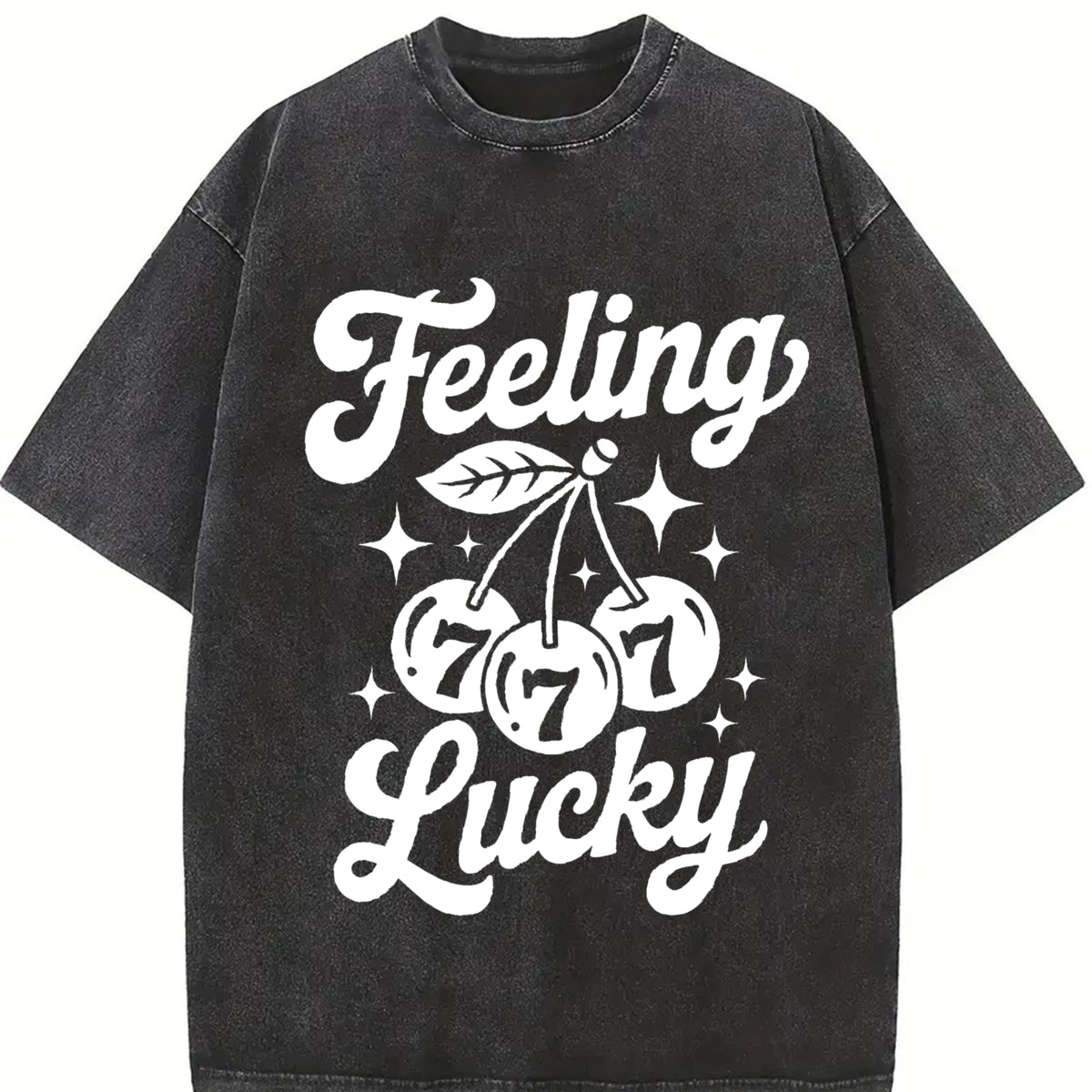 Feeling Lucky Vintage Washed T-Shirt product image 2