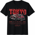Summer New Funny Racing Car White Cotton T-Shirt product image 1