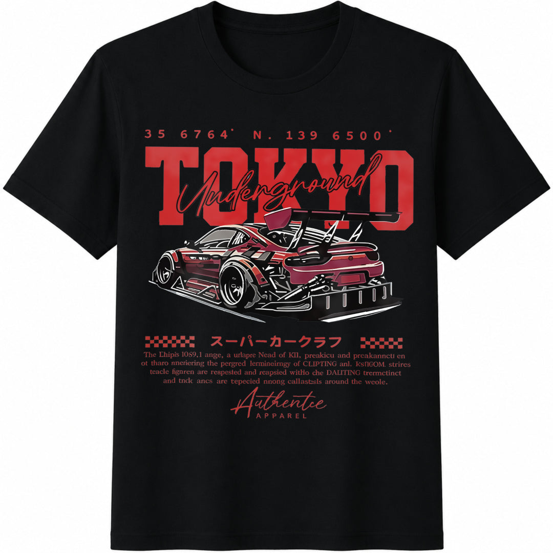 Summer New Funny Racing Car White Cotton T-Shirt product image 1