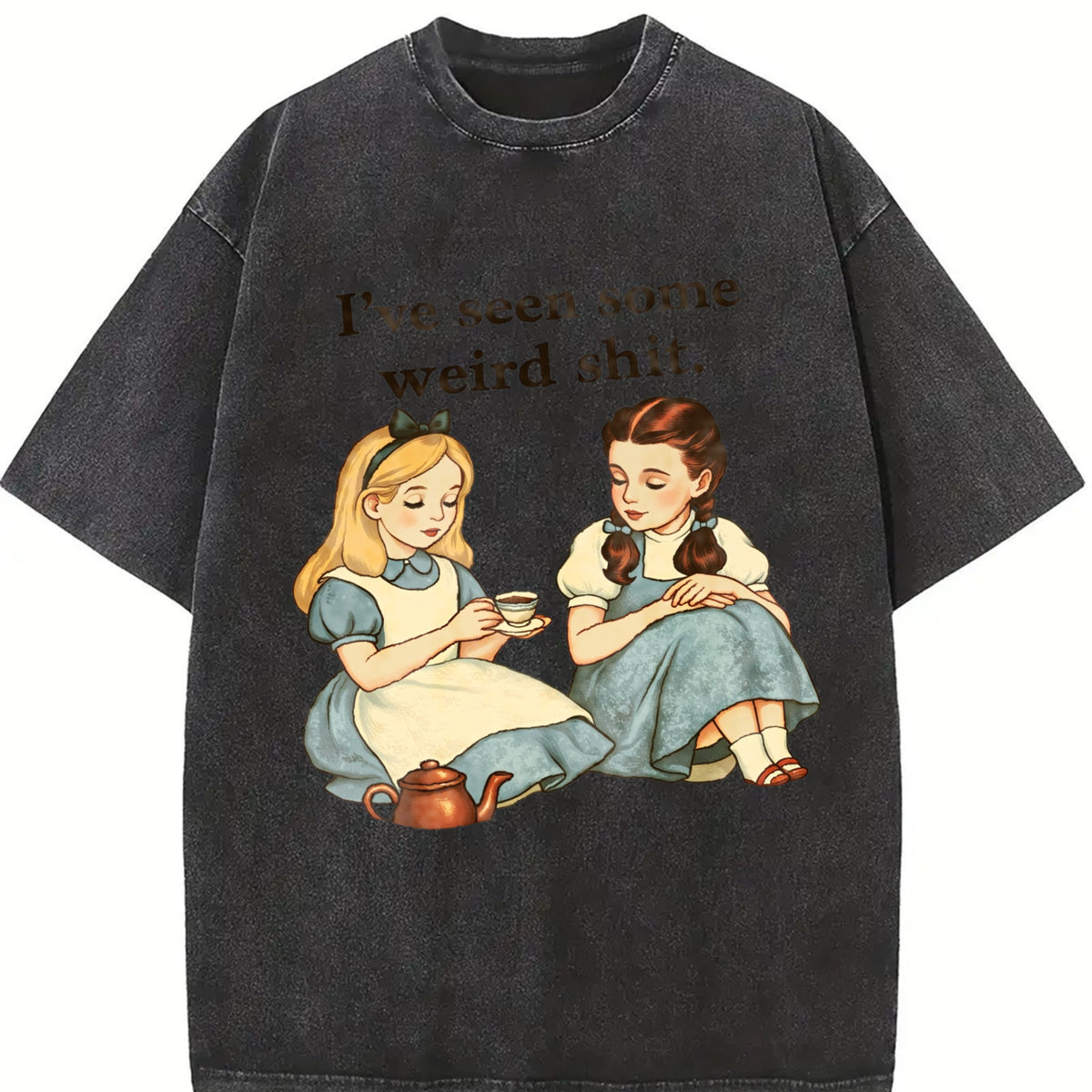 Weird Stuff - Girls - Sarcastic Vintage Washed T-Shirt product image 2
