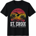 St Croix Sunset Beach Island Mazezy De Cotton T-Shirt product image 1