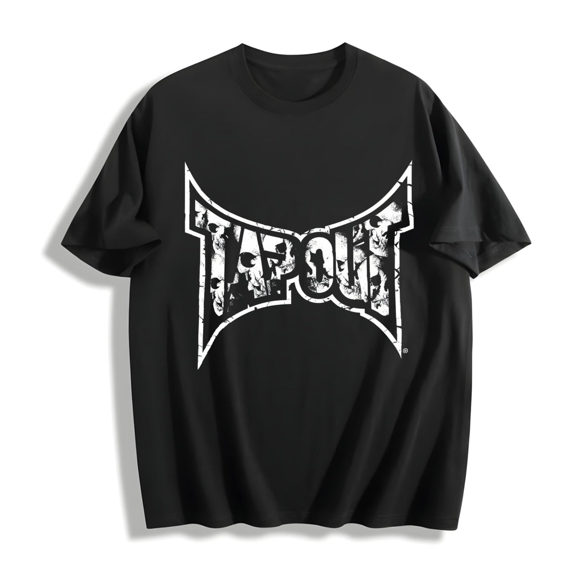 Y2K Tapout Skull Amity Affliction Mma Elite Cotton T-Shirt product image 1