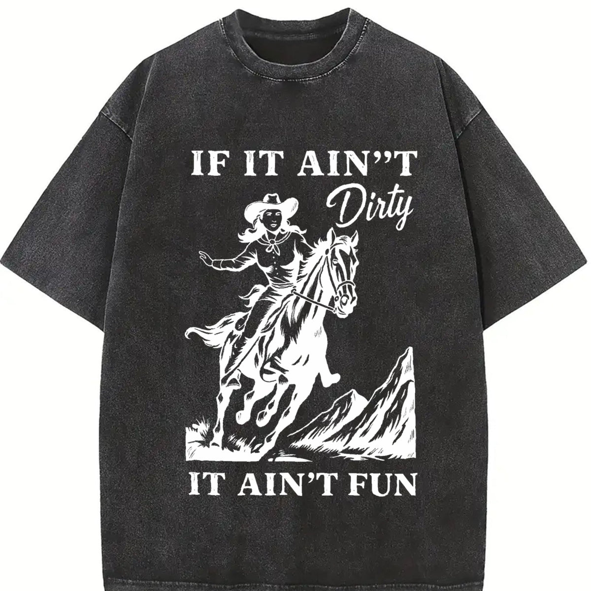 Western Cowgirl Vintage Washed T-Shirt product image 2