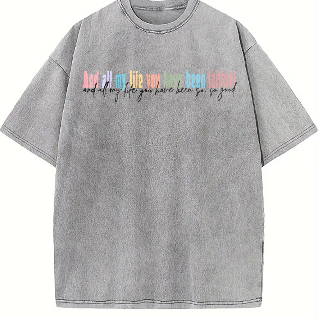 All My Life You Have Been Faithful Vintage Washed T-Shirt product image 5