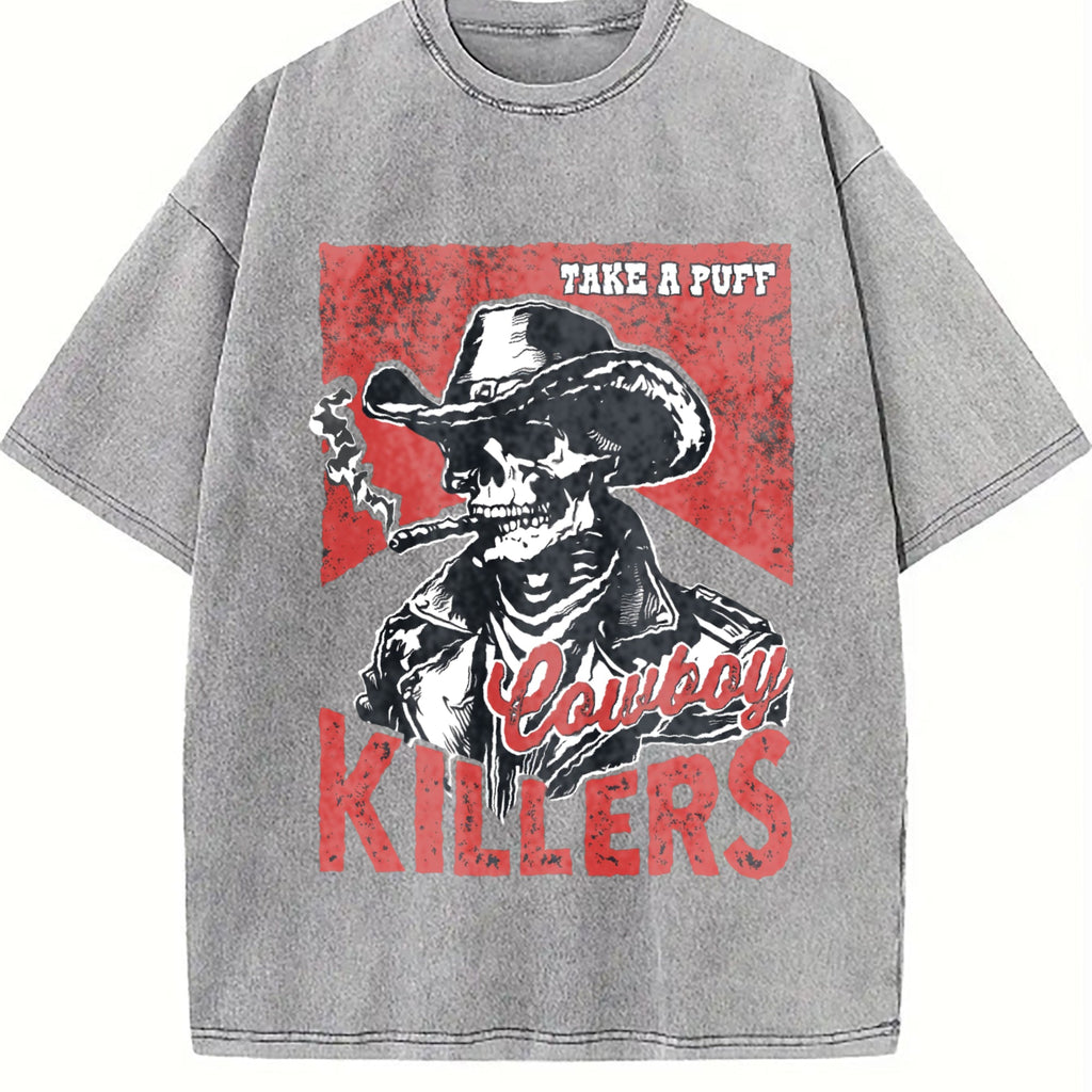 Popular Cowboy Killers 90s Vintage Washed T-Shirt product image 5
