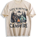 Bear And Alien Life Is Better By The Campfire 90s Vintage product image 1