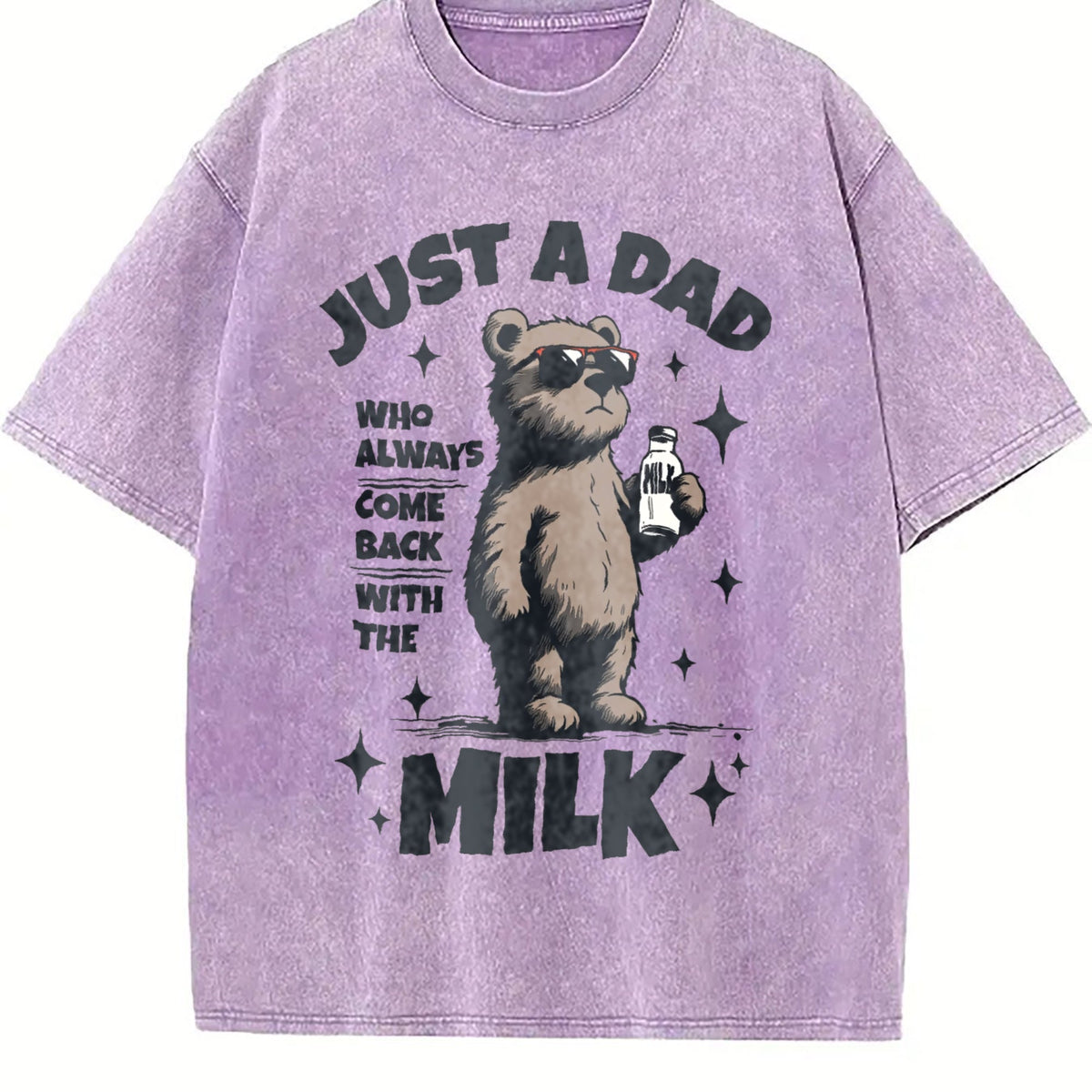 Funny Just A Dad Who Always Come Back With The Milk Vintage product image 6