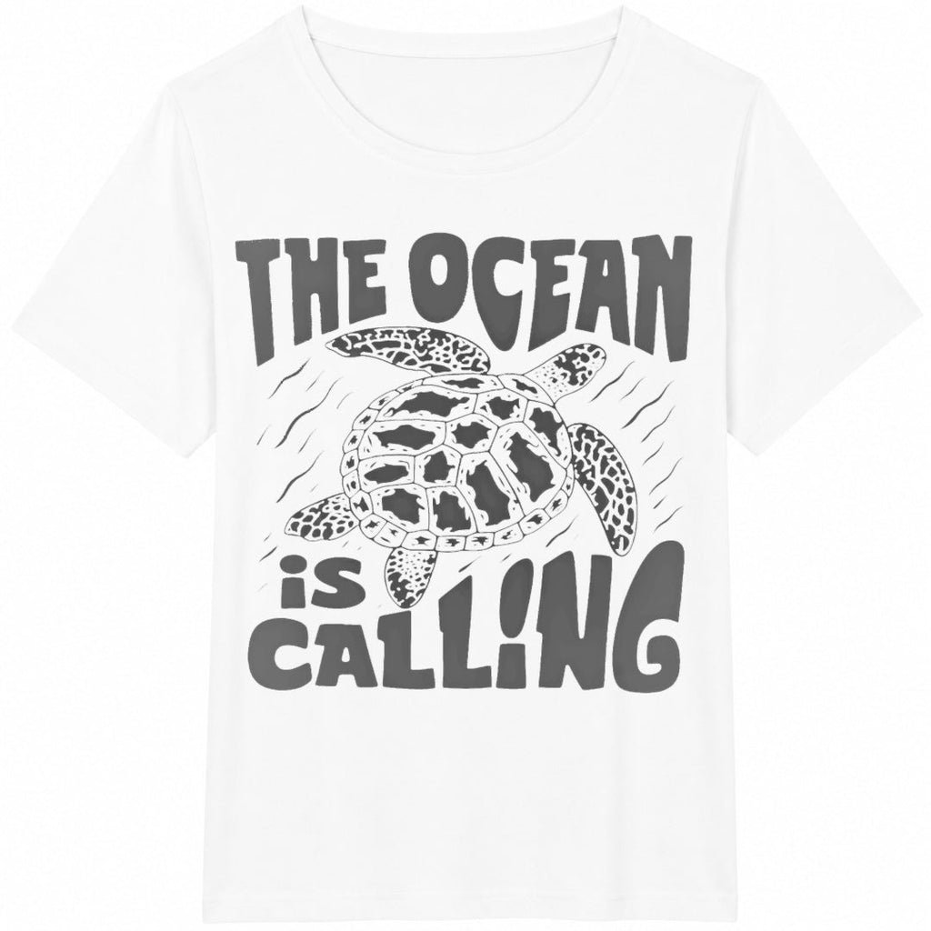 Summer Vacation Ocean Creature & Letter Cotton T-Shirt product image 2