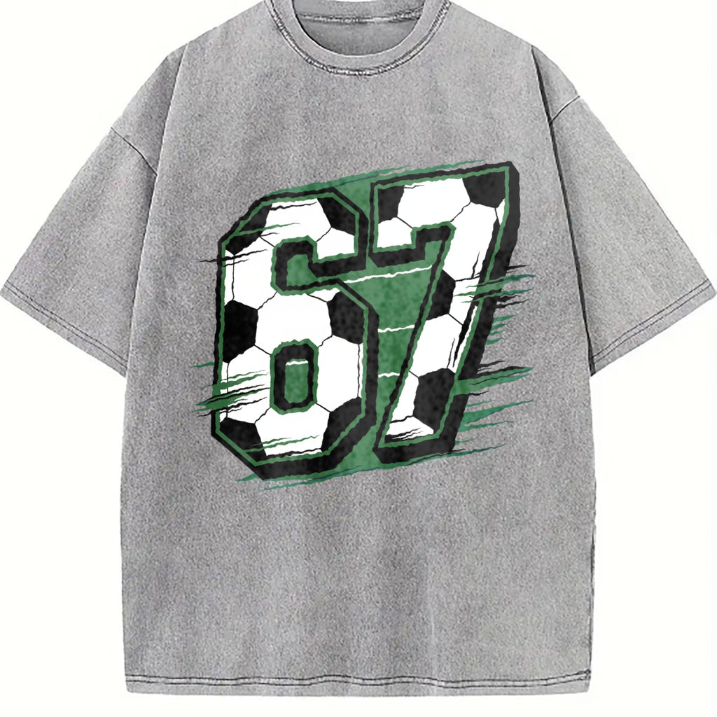 Global Soccer Fan Vintage Washed T-Shirt product image 5