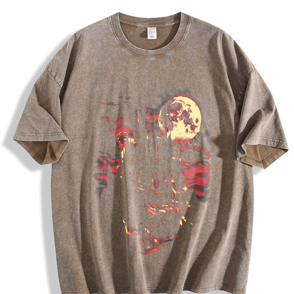 Medieval Dark Fantasy Castle Vintage Washed T-Shirt product image 3