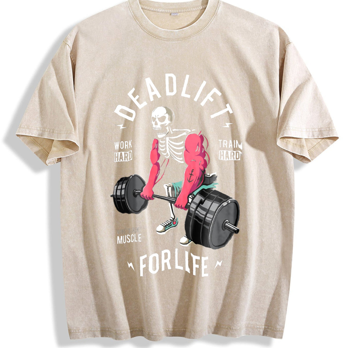 Gym Motivation Vintage Washed T-Shirt product image 1