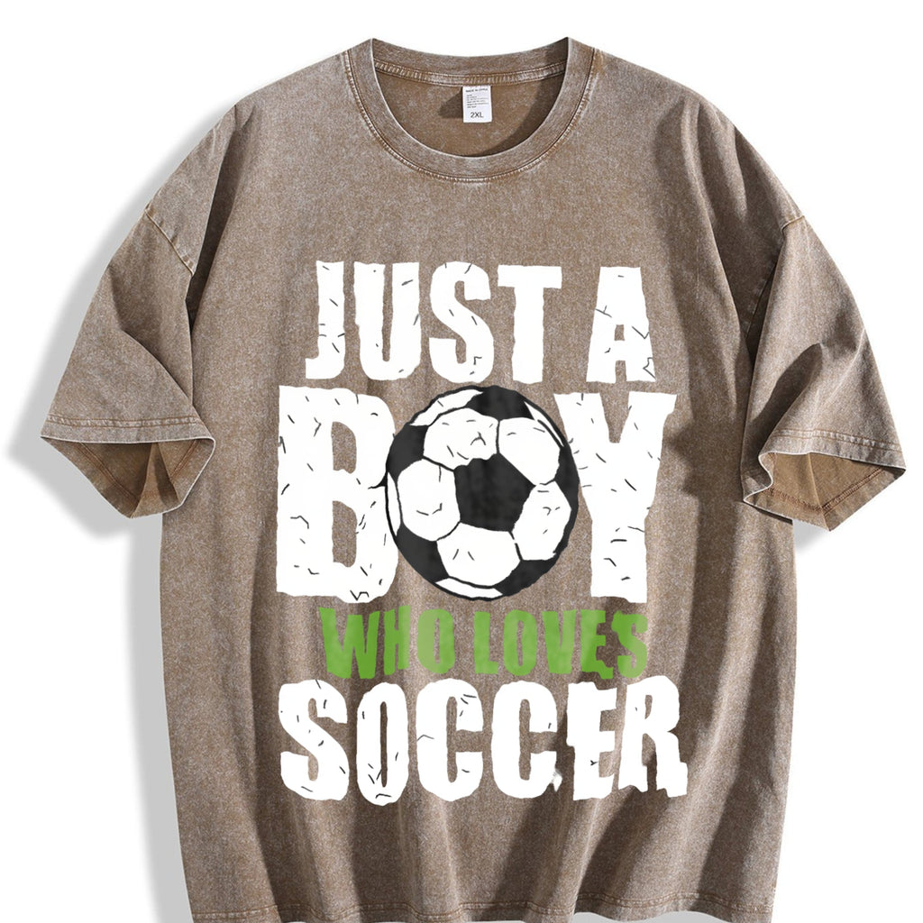 Global Soccer Fan Vintage Washed T-Shirt product image 3