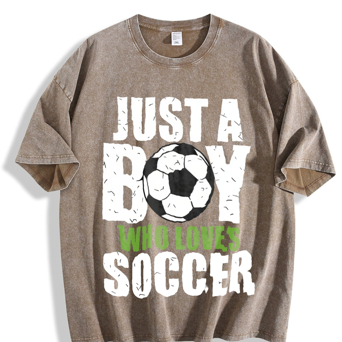Global Soccer Fan Vintage Washed T-Shirt product image 3