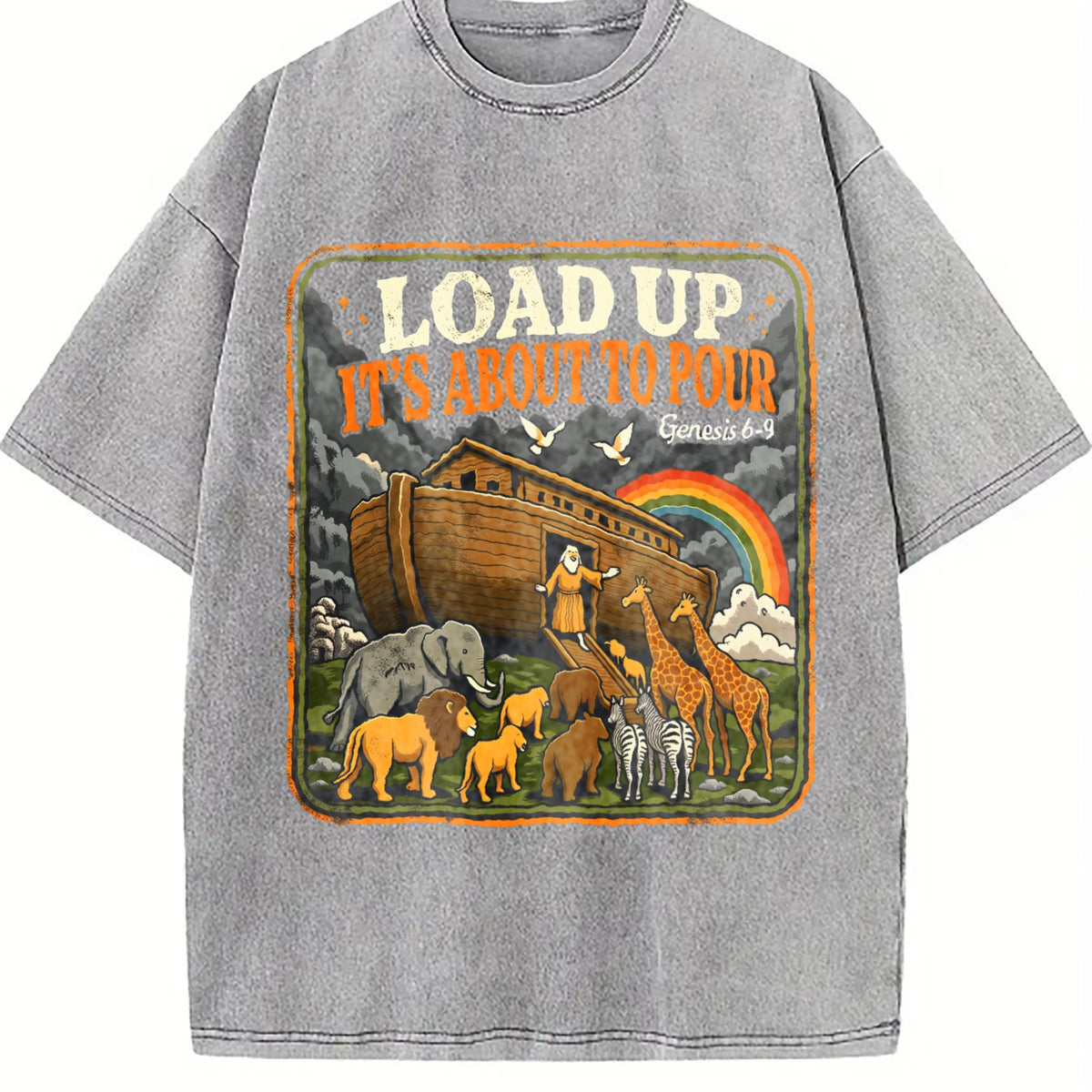 Load Up Its About To Pour Funny Noah's Ark Christian product image 5
